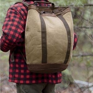 Vintage LL Bean Canvas Trapper Waterproof Backpack